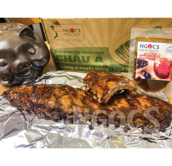 Sườn nướng xốt BBQ Châu Á 1kg
